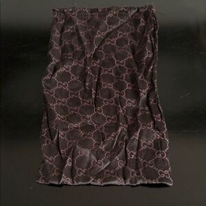 Gucci brown monogram dust bag